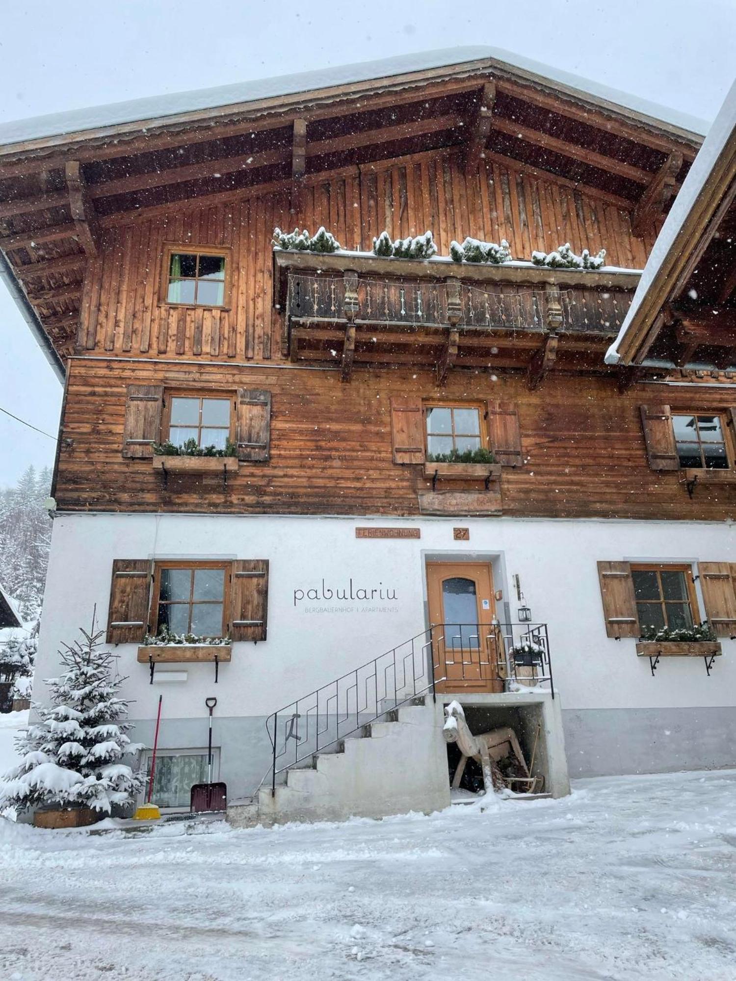 Bergbauernhof Pabulariu Villa Boden Ngoại thất bức ảnh